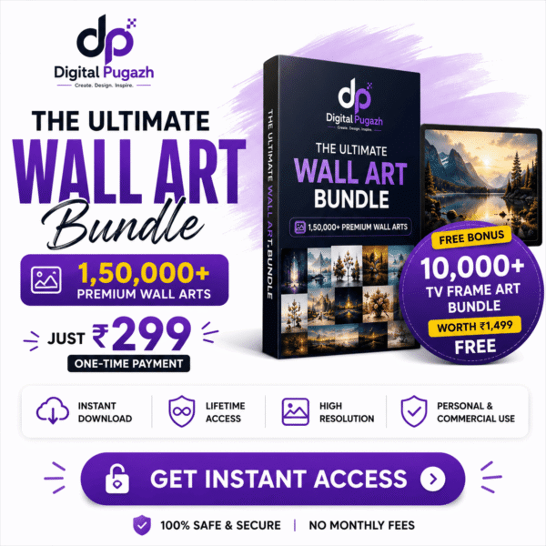 1,50,000+ Wall Art Designs & Bonus 10,000+ Frame TV designs