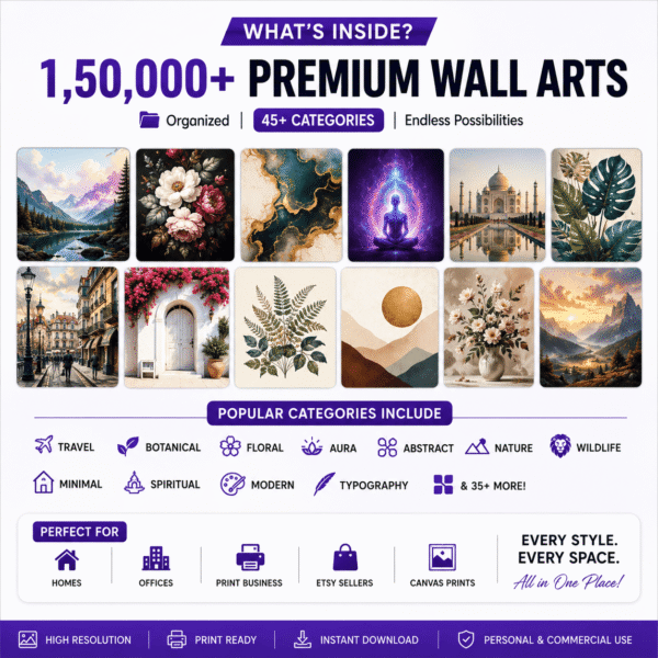 1,50,000+ Wall Art Designs & Bonus 10,000+ Frame TV designs